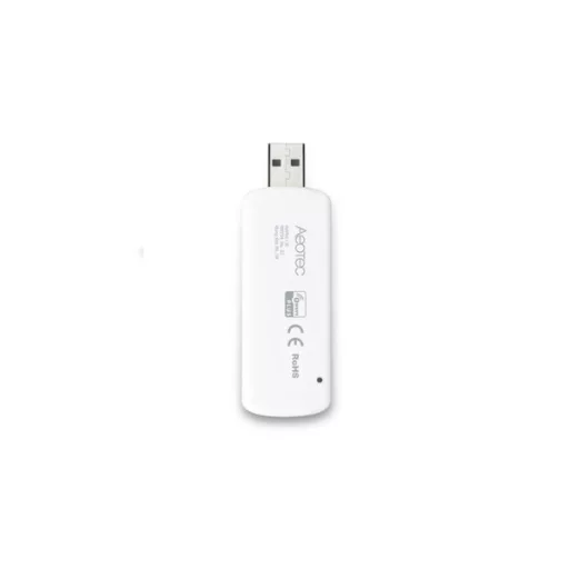 Aeotec Z-Stick Gen5+ – USB vezérlő, akkumulátorral, Z-Wave (ZW090)