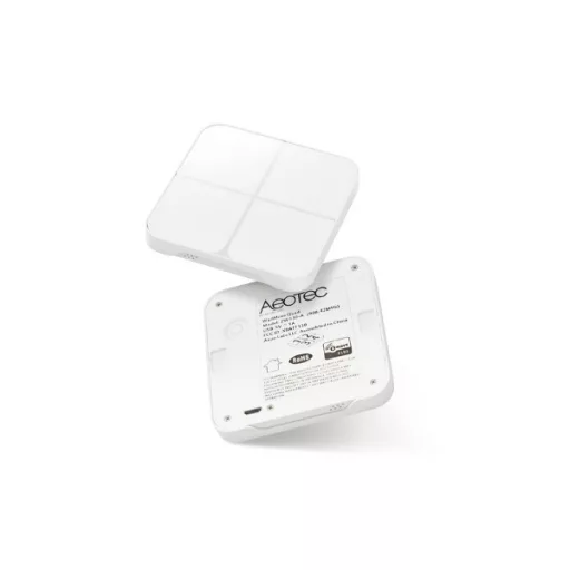 Aeotec WallMote Quad – fali távirányító, 4 gombbal, Z-Wave (ZW130)