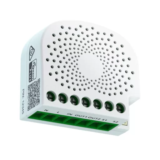 Aeotec Dual Nano Switch – relé modul, 2 áramkörös, fogyasztásmérős, Z-Wave (ZW132)