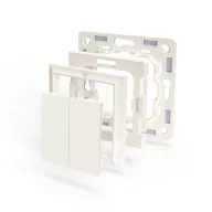   Shelly BLU Wall Switch 4 – vezeték nélküli kapcsoló + Gira és Merten keret adapter