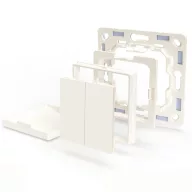   Shelly BLU Wall Switch 4 – vezeték nélküli kapcsoló + Legrand és Shelly keret adapter