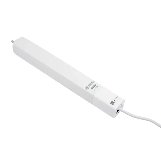 Shelly Raex Automated Curtain System – Függönymozgató motor állítható karnissal (2.4 - 4 méter), DCT, Wi-Fi, Bluetooth, fehér