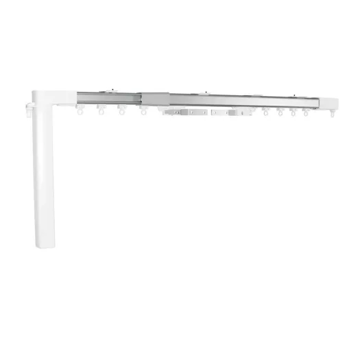 Shelly Raex Automated Curtain System – Függönymozgató motor állítható karnissal (2.4 - 4 méter), DCT, Wi-Fi, Bluetooth, fehér