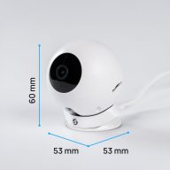   Shelly Camera – kamera, beltéri, AI tárgy felismeréssel, 1080P,  Bluetooth, Wi-Fi, fehér (S1CM-0DXW00)