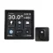Shelly Wall Display – vezérlőpanel, villanykapcsoló, Wi-Fi, Bluetooth, fekete + Shely BLU H&T hőmérő és pára érzékelő