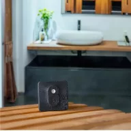   Shelly Wall Display – vezérlőpanel, villanykapcsoló, Wi-Fi, Bluetooth, fekete + Shely BLU H&T hőmérő és pára érzékelő