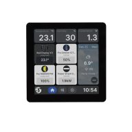   Shelly Wall Display X1i – vezérlőpanel, villanykapcsoló, Wi-Fi, Bluetooth, fekete (SAWD-6A1XX10EU0)
