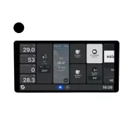   Shelly Wall Display X2i – vezérlőpanel, villanykapcsoló, Wi-Fi, Bluetooth, fekete