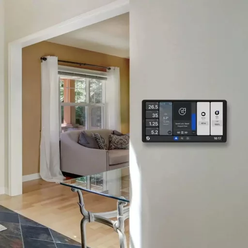 Shelly Wall Display X2i – vezérlőpanel, villanykapcsoló, Wi-Fi, Bluetooth, fekete