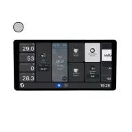   Shelly Wall Display X2i – vezérlőpanel, villanykapcsoló, Wi-Fi, Bluetooth, ezüst