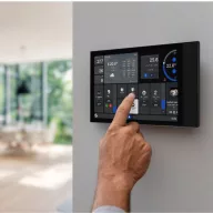   Shelly Wall Display XL – vezérlőpanel, 10,1″-es, villanykapcsoló, Wi-Fi, Bluetooth, fekete