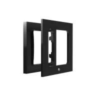   Shelly Wall Switch – sorolókeret, dupla, üveg előlapos, fekete