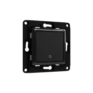   Shelly Wall Switch – villanykapcsoló, 1 gombos, relé tartóval, fekete