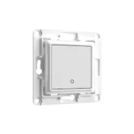   Shelly Wall Switch – villanykapcsoló, 1 gombos, relé tartóval, fehér