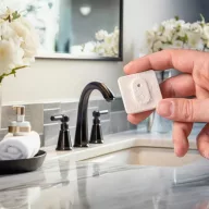   Shelly BLU H&T ZB – hőmérséklet érzékelő, pára szenzor, kültéri, Bluetooth, Zigbee, elefántcsont