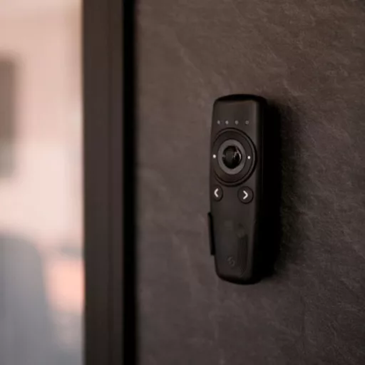 Shelly BLU Remote Control ZB – távirányító, gesztusvezérléssel, Bluetooth, Zigbee, fekete