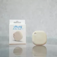   Shelly BLU Button TOUGH 1 ZB – távirányító, Bluetooth, Zigbee, elefántcsont színű
