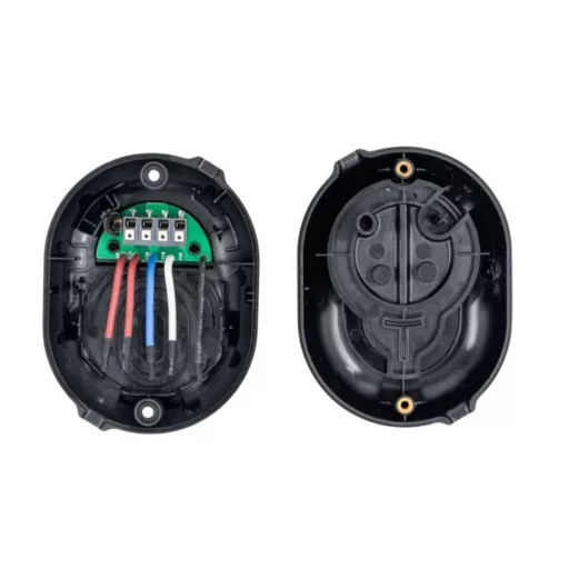 Shelly Button Add-on – nyomógomb kiegészítő relémodul foglalattal Plus (Gen2), Gen3 és Gen4 Shelly modulokhoz, fekete