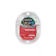   Shelly Button Add-on – nyomógomb kiegészítő relémodul foglalattal Plus (Gen2), Gen3 és Gen4 Shelly modulokhoz, fehér