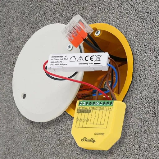 Shelly 1-Channel Decoupler 230V – AC/DC konverter, leválasztó modul