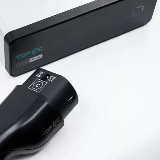 Shelly TopAC Portable EV charger – elektromos autó töltő, hordozható, 11kW, Wi-Fi, Bluetooth (EVE01-11R)