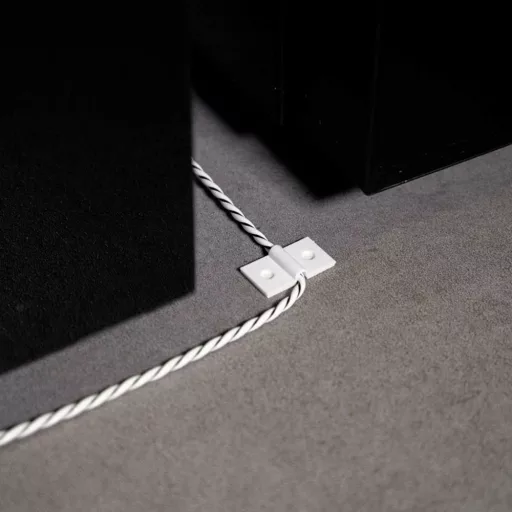 Shelly Cable Bracket – kábelrendező, Shelly Flood Gen4 víz-érzékelő szenzorhoz, fehér (10 db-os csomag)
