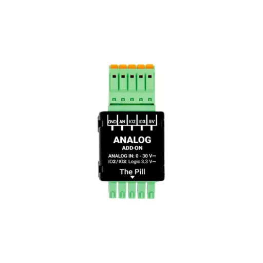 Shelly Analog 0-30 V Add-on – Kiegészítő csatlakozó a The Pill by Shelly többcélú bemeneti modulhoz