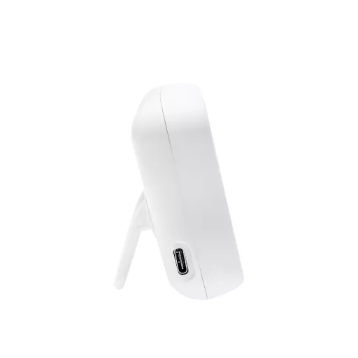 Shelly PLUS H&T Gen3 – hőmérséklet érzékelő, páratartalom szenzor, e-papír kijelzővel, Wi-Fi, Bluetooth, fehér