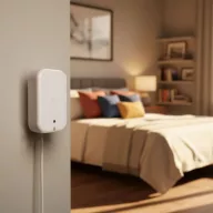   Shelly Presence Gen4 – mmWave jelenlét és fény szenzor, Zigbee, Wi-Fi, Bluetooth, Matter, fehér