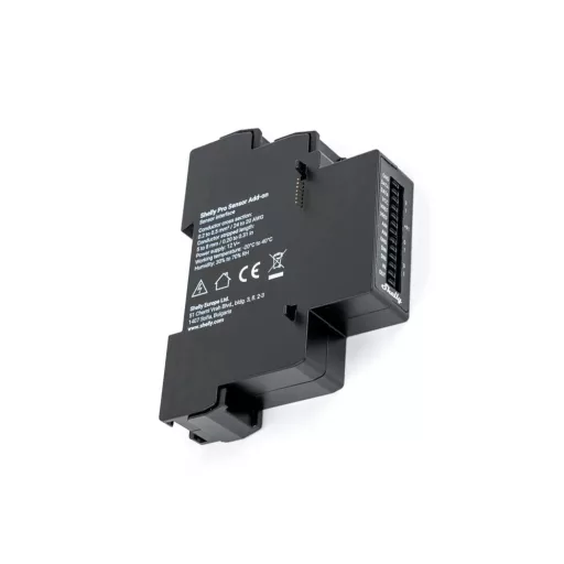 Shelly Pro Sensor Add-on – szenzor adapter Shelly Pro relékhez, érzékelők csatlakoztatásához
