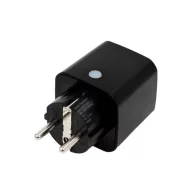   Shelly Plug M Gen3 – okoskonnektor, fogyasztásmérő, Wi-Fi, Bluetooth, Matter, fekete