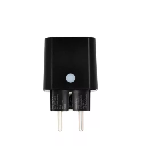 Shelly Plug M Gen3 – okoskonnektor, fogyasztásmérő, Wi-Fi, Bluetooth, Matter, fekete