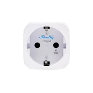   Shelly Plug M Gen3 – okoskonnektor, fogyasztásmérő, Wi-Fi, Bluetooth, Matter, fehér