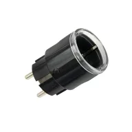   Shelly Plug S Gen3 – okoskonnektor, fogyasztásmérő, Wi-Fi, Bluetooth, Matter, fekete