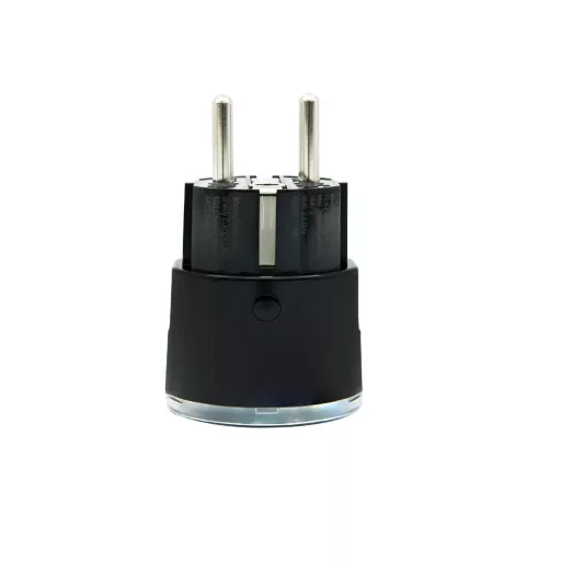 Shelly Plug S Gen3 – okoskonnektor, fogyasztásmérő, Wi-Fi, Bluetooth, Matter, fekete