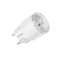 Shelly Plug S Gen3 – okoskonnektor, fogyasztásmérő, Wi-Fi, Bluetooth, Matter, fehér