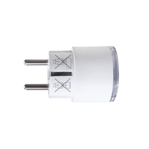 Shelly Plug S Gen3 – okoskonnektor, fogyasztásmérő, Wi-Fi, Bluetooth, Matter, fehér