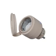   Shelly Wave Outdoor Plug S – okokonnektor, kültéri, fogyasztásmérő, Z-Wave EU LR, barna