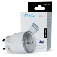   Shelly Wave Plug S – okoskonnektor, fogyasztásmérő, Z-Wave, fehér