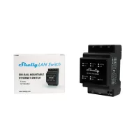   Shelly LAN Switch – Ethernet switch, DIN-sines, 5 RJ45 port, LED visszajelzők