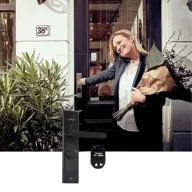   Shelly LOQED Touch Smart Lock – okos zár, érintős, Wi-Fi, Bluetooth, fekete