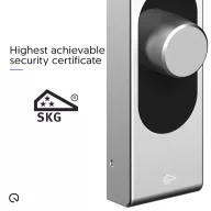   Shelly LOQED Touch Smart Lock – okos zár, érintős, Wi-Fi, Bluetooth, ezüst színű