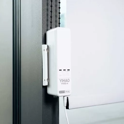 Shelly Yihao Blinds Chain Controller – szalagfüggöny és roló mozgatómotor, Wi-Fi, Bluetooth, fehér (YH002-A)