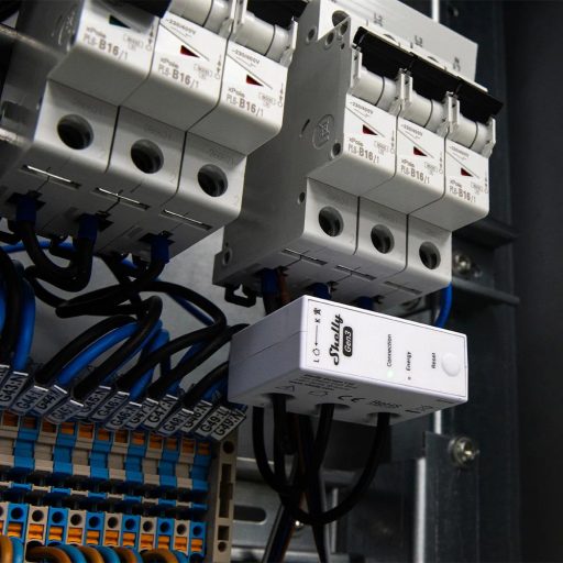 Shelly 3EM-63W Gen3 – fogyasztásmérő, kismegszakítóra szerelhető, három fázisú, Wi-Fi