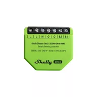   Shelly Dimmer Gen3 – fényerőszabályozó modul, Wi-Fi, Bluetooth