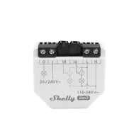   Shelly EM Gen3 – fogyasztásmérő, egyfázisú, 2 áramkörös, 1 db 50A áramváltóval