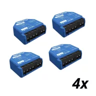   Shelly 1 Gen3 – relé modul, 1 áramkörös, 16A, Wi-Fi, Bluetooth, Matter (4 db-os csomag)