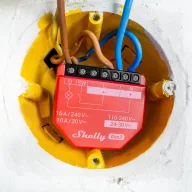   Shelly 1PM Gen3 – relé modul, 1 áramkörös, fogyasztásmérő, 16A, Wi-Fi, Bluetooth, Matter