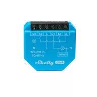   Shelly Plus 2L Gen3 – relé modul, 2 áramkörös, csak fázis, Wi-Fi, Bluetooth