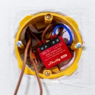   Shelly 1PM Mini Gen3 – relé modul, 1 áramkörös, fogyasztásmérő, 8A, Wi-Fi, Bluetooth, Matter